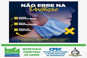 Foto - ORIENTAÇÕES DIVERSAS NO COMBATE AO COVID-19